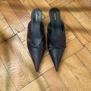 Authentic balenciaga kitten pointy heels
